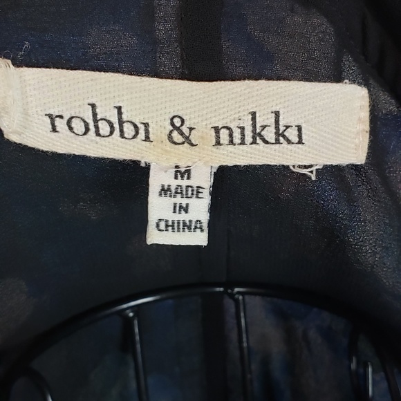 Robbi & Nikki Floral Tank Top w/Faux Leather Strap - Picture 4 of 8